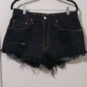 Levi's 550 Relaxed Fit Destroyed Shorts